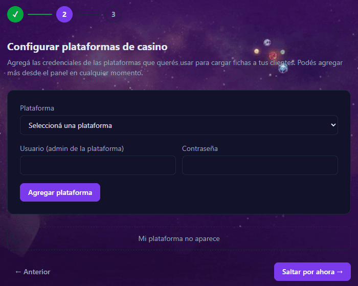 Configurá tu plataforma y conectá MP